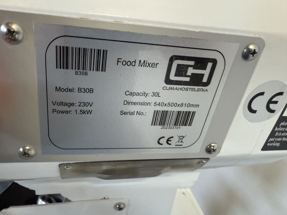 Batedeira Planetaria 30 litros