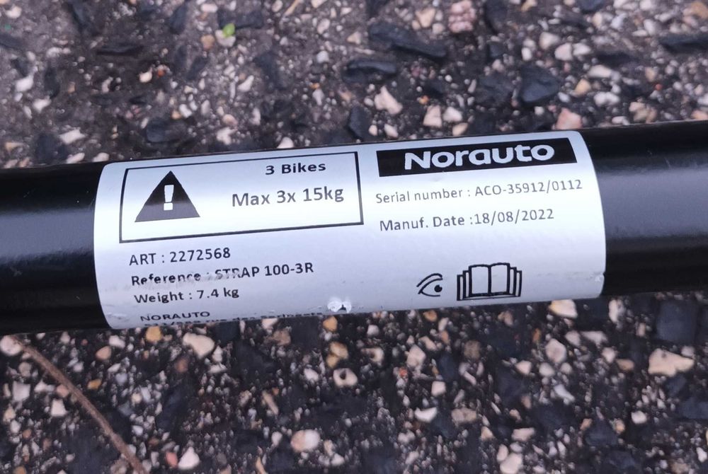 Suporte para até três bicicletas