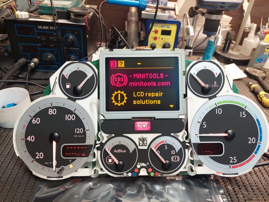 Display lcd novo para quadrantes painel instrumentos DAF
