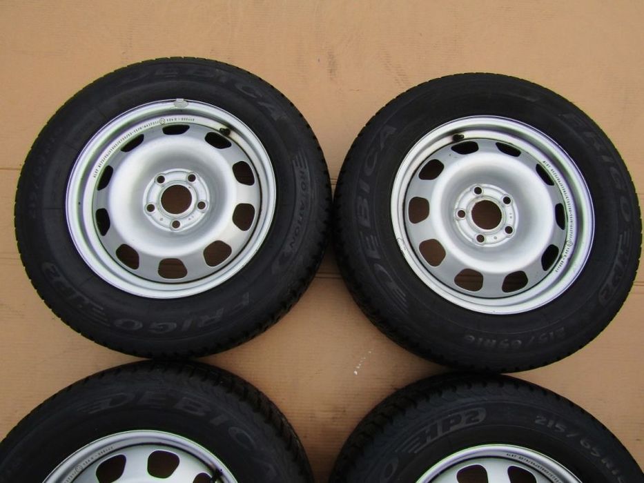 4x felgi stalowe 16 dacia duster oe i ii / 6,5 j 5x114,3 et50 piasta 66,1 mm / oryginalne