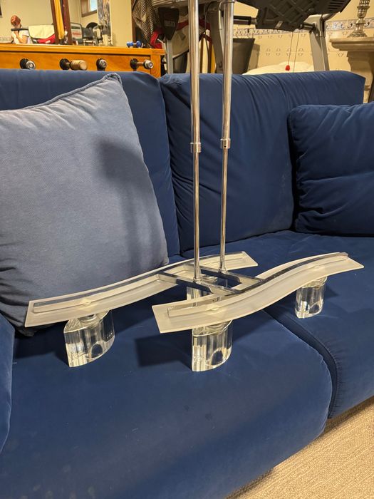 Candeeiro teto em vidro