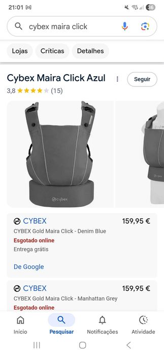 Cybex Maira click