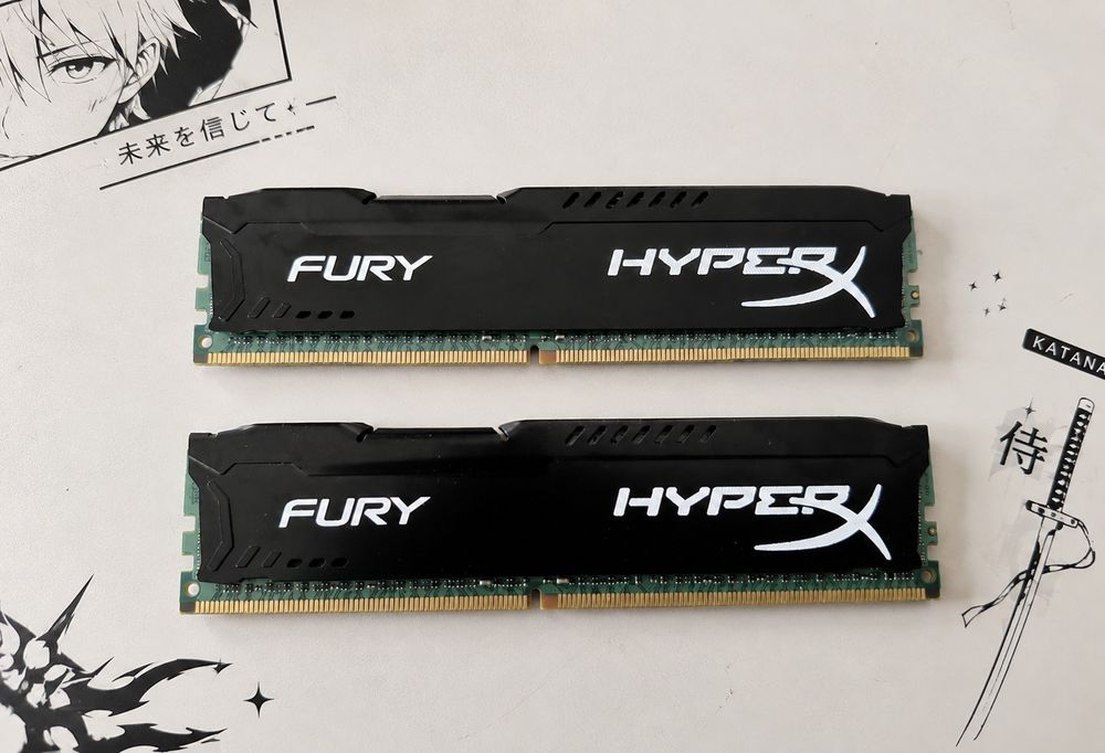 Комплект 32GB! Оперативна пам'ять Kingston HyperX Fury DDR4 32GB 2х16GB 2133 МГц