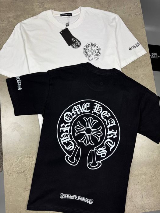 Футболка Chrome Hearts чорні і біла