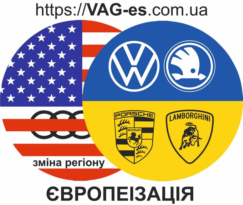 Європеїзація / Українізація / рус VAG group VW Skoda Seat Audi Porcshe