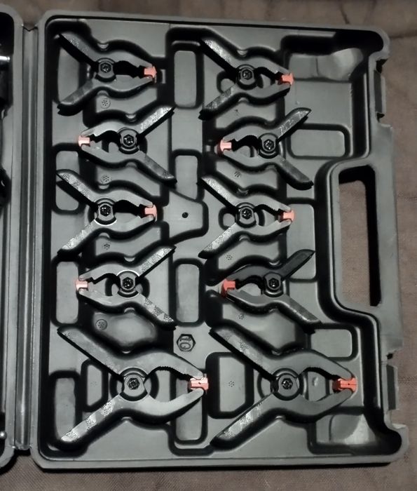 Conjunto de grampos de aperto rápido 16 peças Parkside 

16 peças