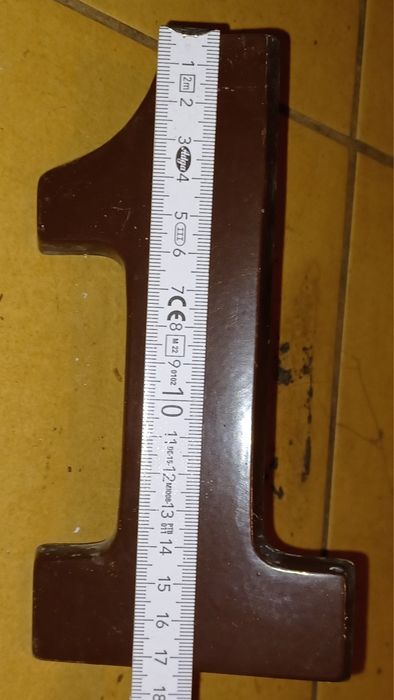 Cyfra numer na elewację domu 6 lub 9 i 1