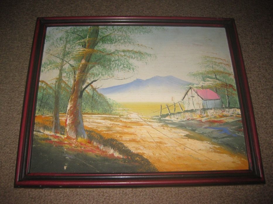 Quadro "Casa na Montanha" Impecável!