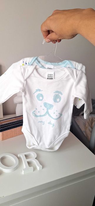 Vendo Conjunto 2 Bodys ZARA 0-1M NOVOS