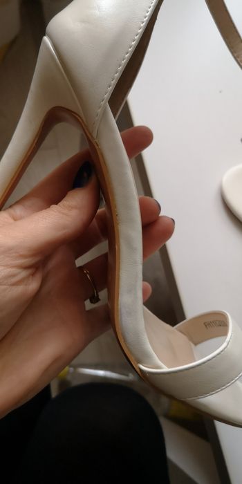 Nowe sandały białe roz 39 boohoo