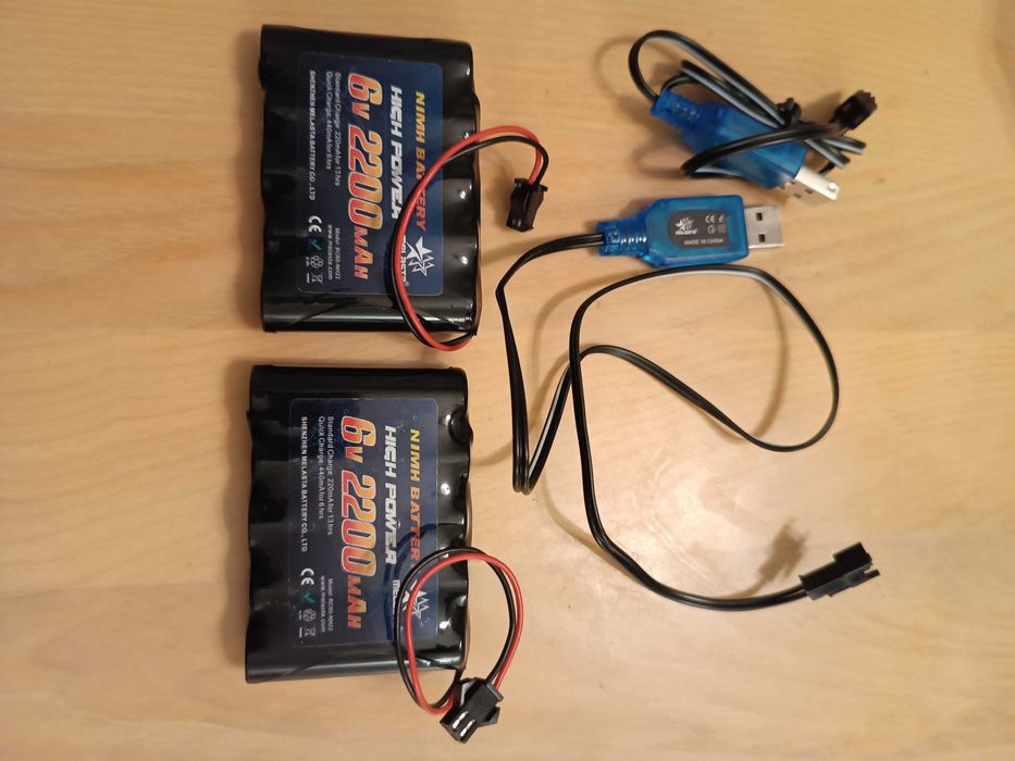 Zestaw akumulatorów Melasta 2 x 6 V 2200 mAh Ni-MH AA kompatybilny