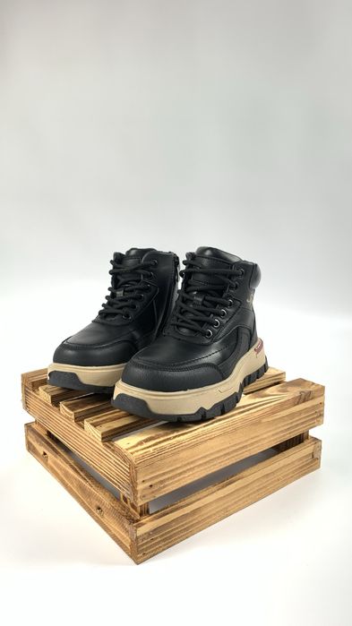 Зимові черевики Parliament,хлопчика,дівчинка,хакі,чорні,на хутрі,32-37