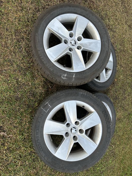 Komplet kół 5x112, 205/55 R16 opony zimowe SKODA OCTAVIA