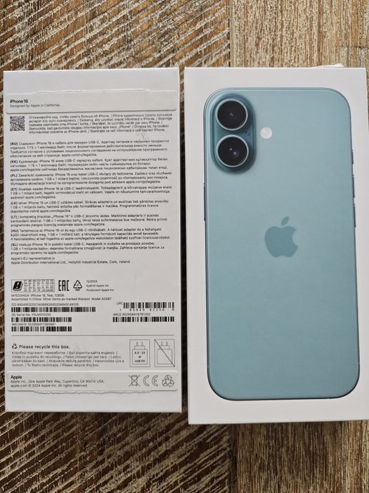 Apple iPhone 16, 128 GB – kolor Teal – Stan idealny | Gwarancja do 03.2027 | Polska dystrybucja