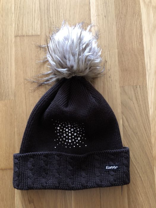 Дитяча шапка шапочка для дівчинки девочки демісезон осінь весна бамбон