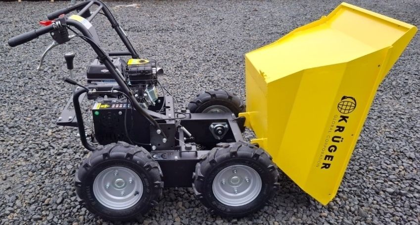 Taczka spalinowa KRÜGER wozidło Briggs&Statton 7 KM , udźwig 400 kg