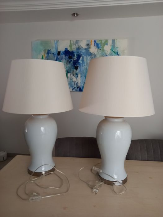 Dois Candeeiros de Ceramica