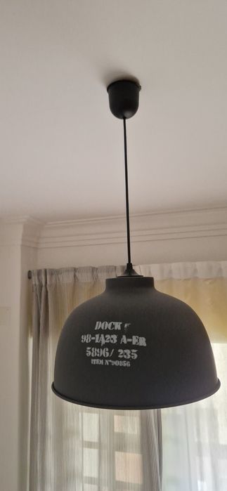 Candeeiro estilo militar / industrial