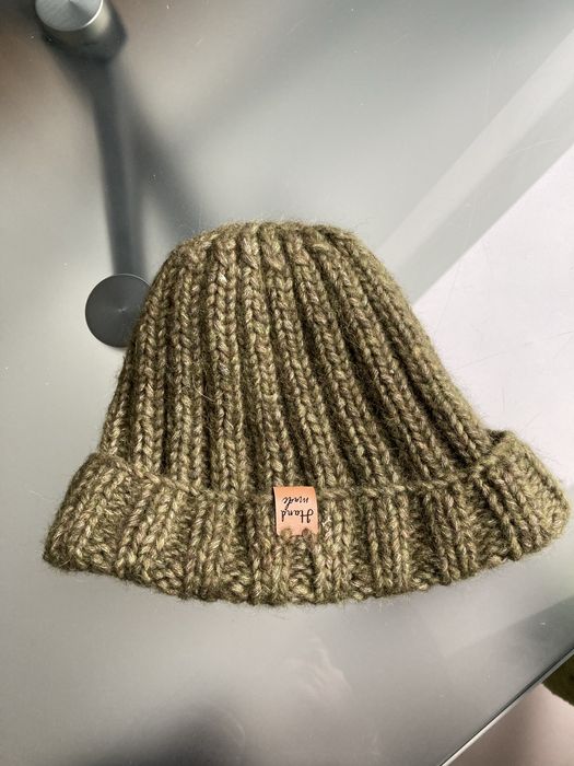 Czapka wełniana wełna merino 100% handmade