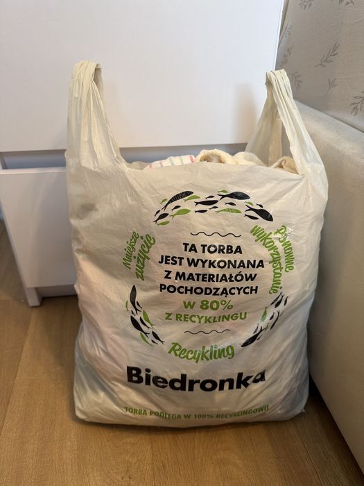 Torba ubran dziewczynka 74 jesien