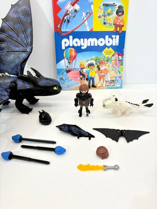 Playmobil 70037 dragons jak wytresować smoka Szczerbatek i Czkawka