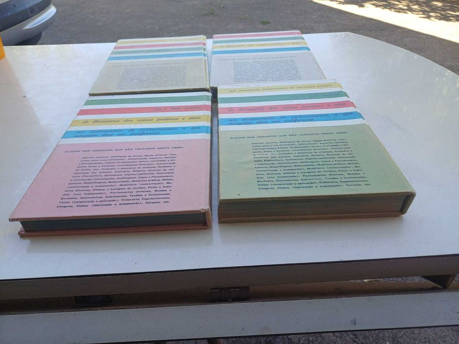 Colecção de 4 livros das coisas práticas e úteis