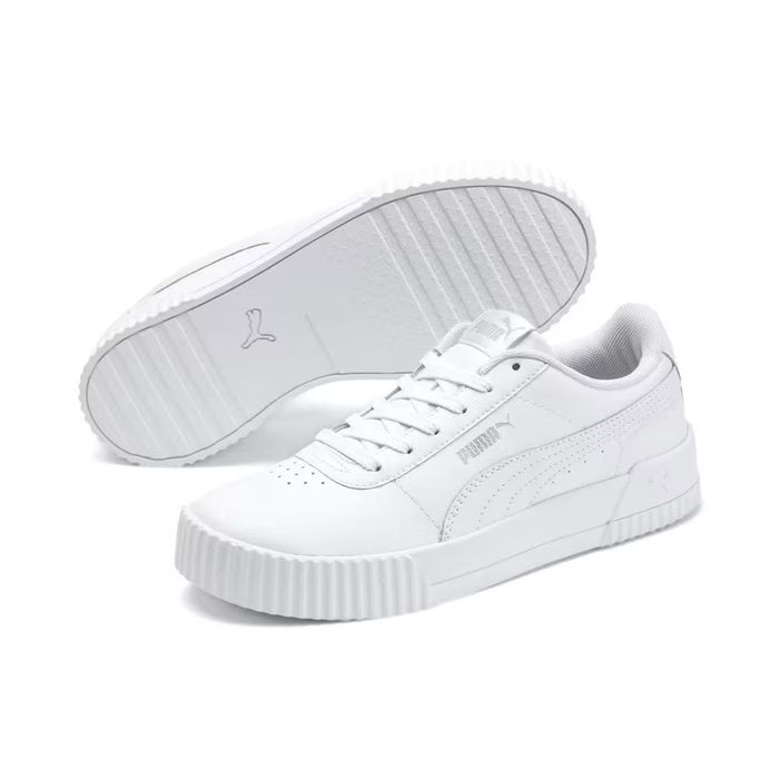 Оригінал Puma Жіночі шкіряні білі кеди CARINA L кросівки