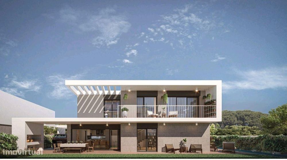 Moradia nova em construção.