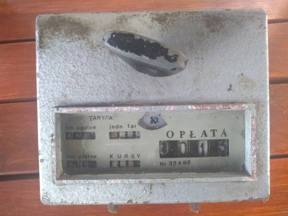 Taksometr Antyk 1969 rok Unikat Sprawny Plomby