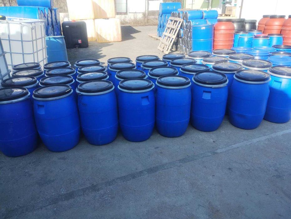 Бочки Б\В пластикові 60л, ХАРЧОВІ