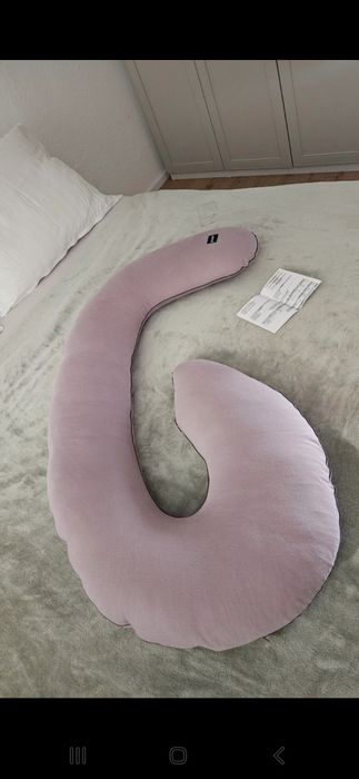 Poduszka poofi ciążowa Organic&Color lawenda do spania