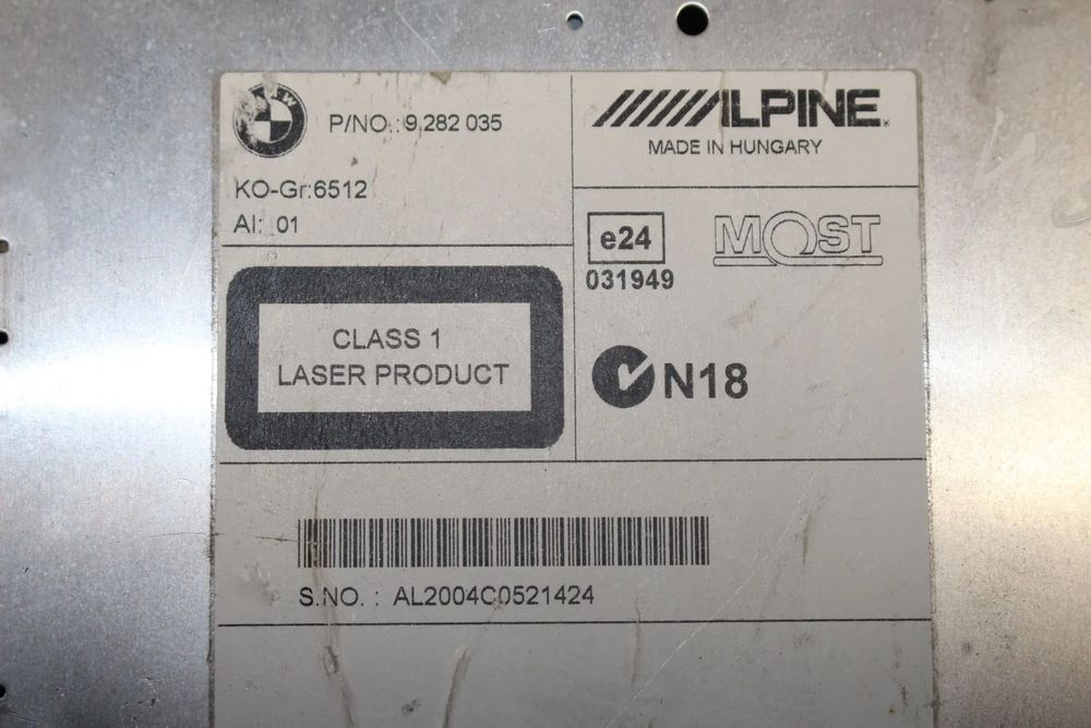 Rádio / auto-rádio BMW 1 (F20)