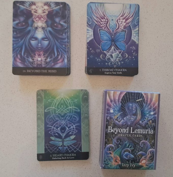 Baralho de cartas de tarô Beyond Lemuria Oracle 56 versão em inglês