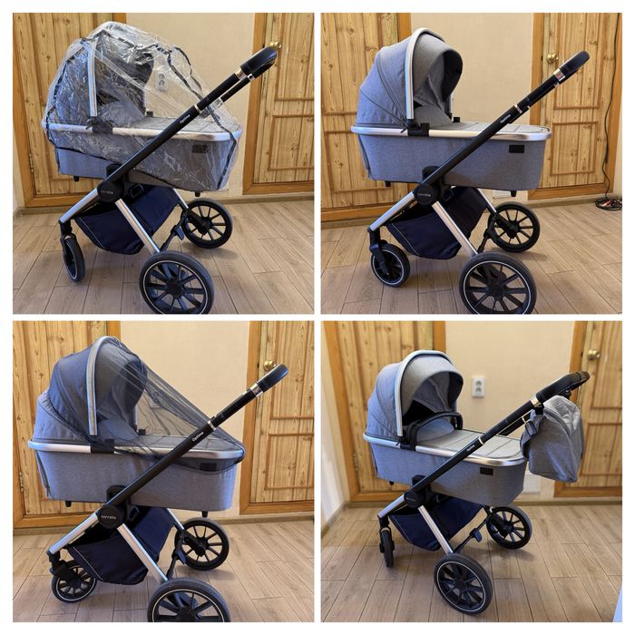 Коляска Carrello Optima 2в1 сіра
