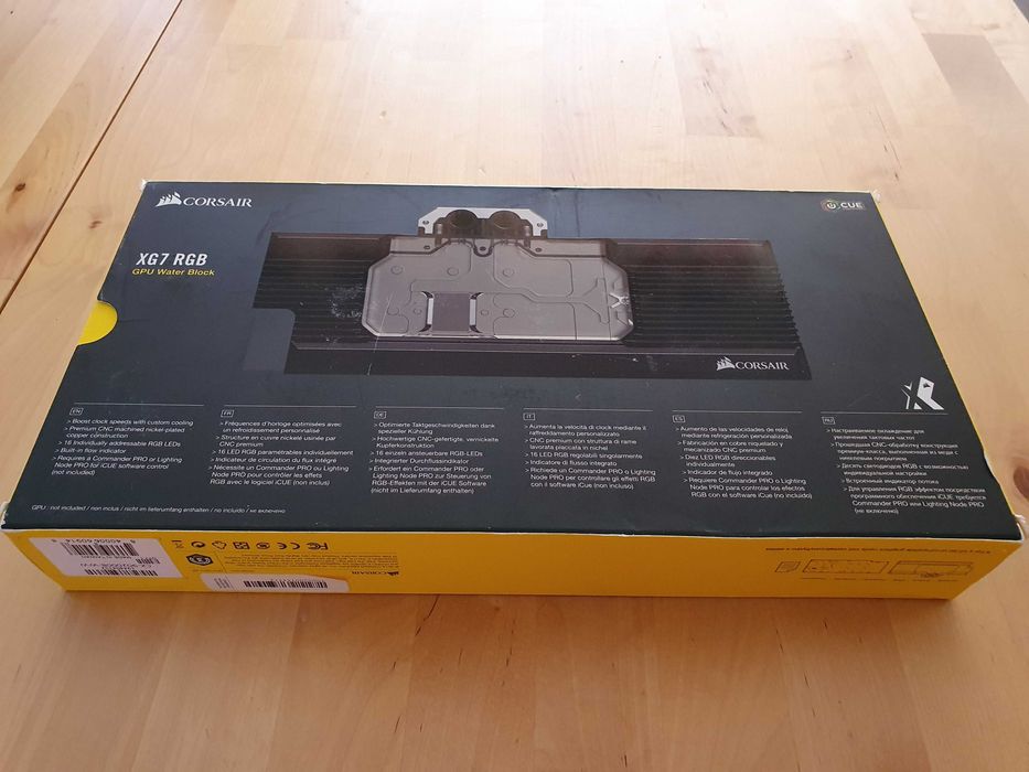 Bloco de água / Water Block CORSAIR Hydro X Series XG7 RTX 2070 - ARGB