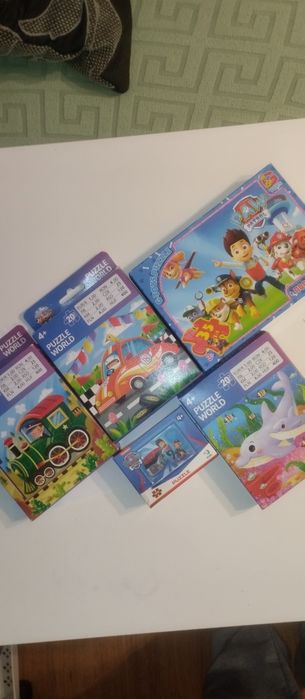 Puzzle polecam 5 opak. po 20 + szt.