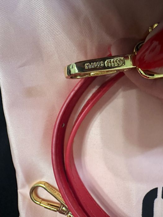 Mala miu miu vermelha