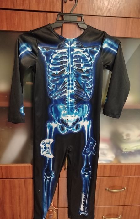 Strój Kościotrup kostium na ok. 116 cm