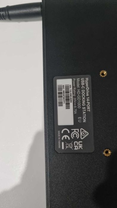 Stacja dokująca aktywna gwarancja HyperDrive 14-Port USB-C