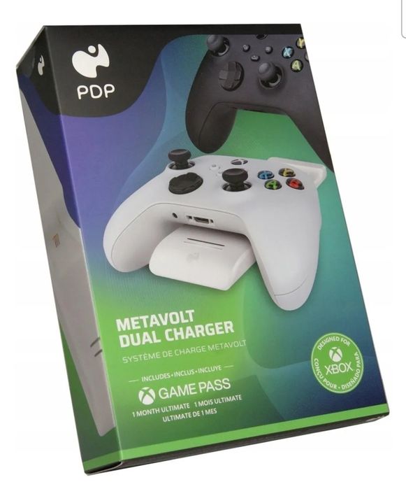 Ładowarka PDP METAVOLT podwójna biała do padów Xbox One i Series