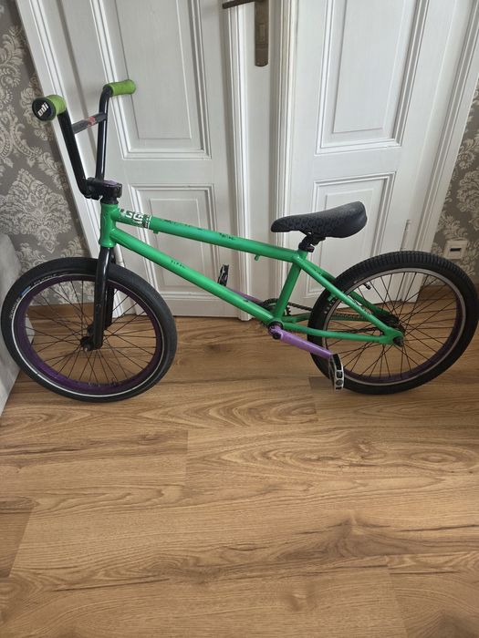 Rower bmx zielony