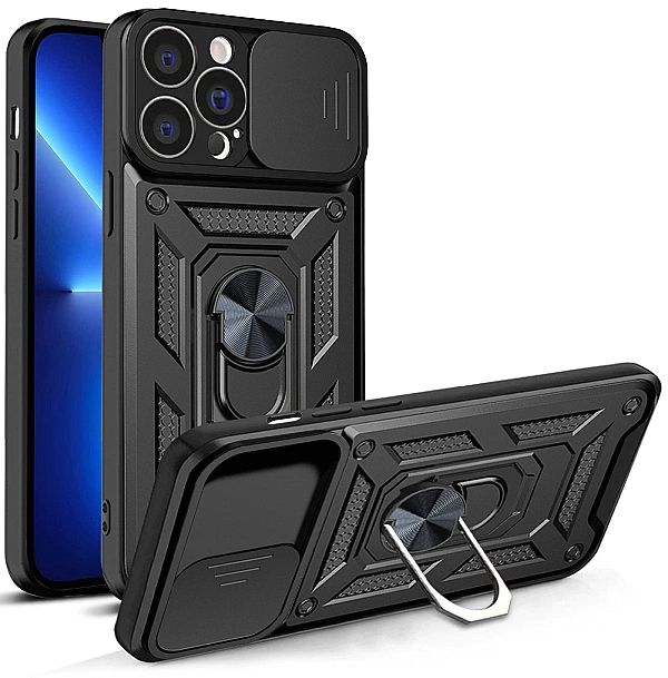 Hybrid Armor Camshield etui iPhone 13 Pro pancerny pokrowiec z osłoną
