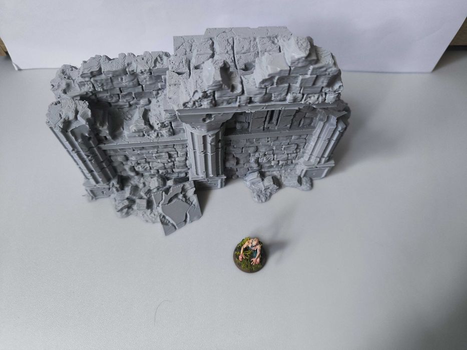 Zrujnowany mur 2(Lost City) RPG Diorama Makieta D&D