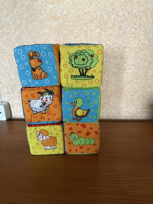Кубики мягкие кубики