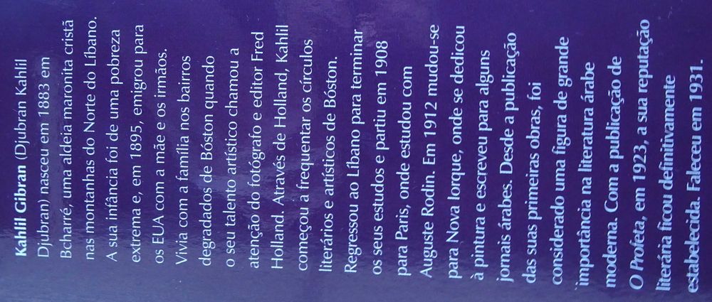 Cartas de Amor do Profeta de Kahlil Gibran