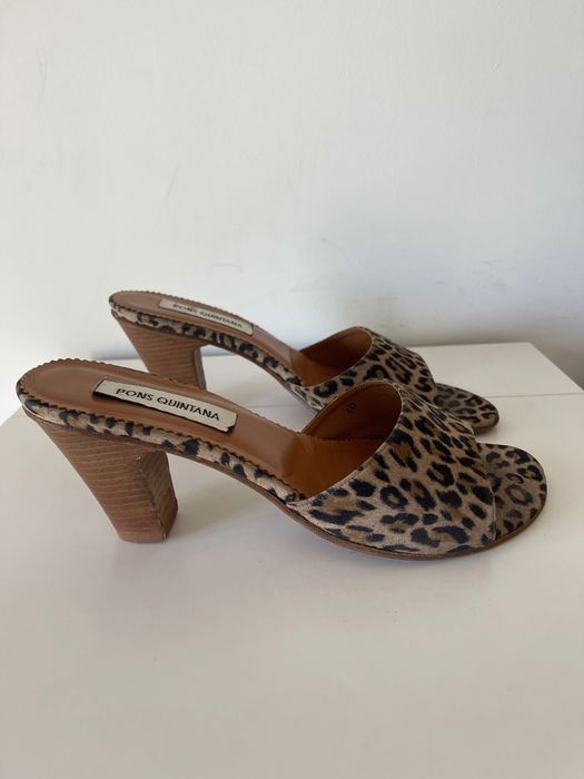 Mules animal print Pons Quintana
