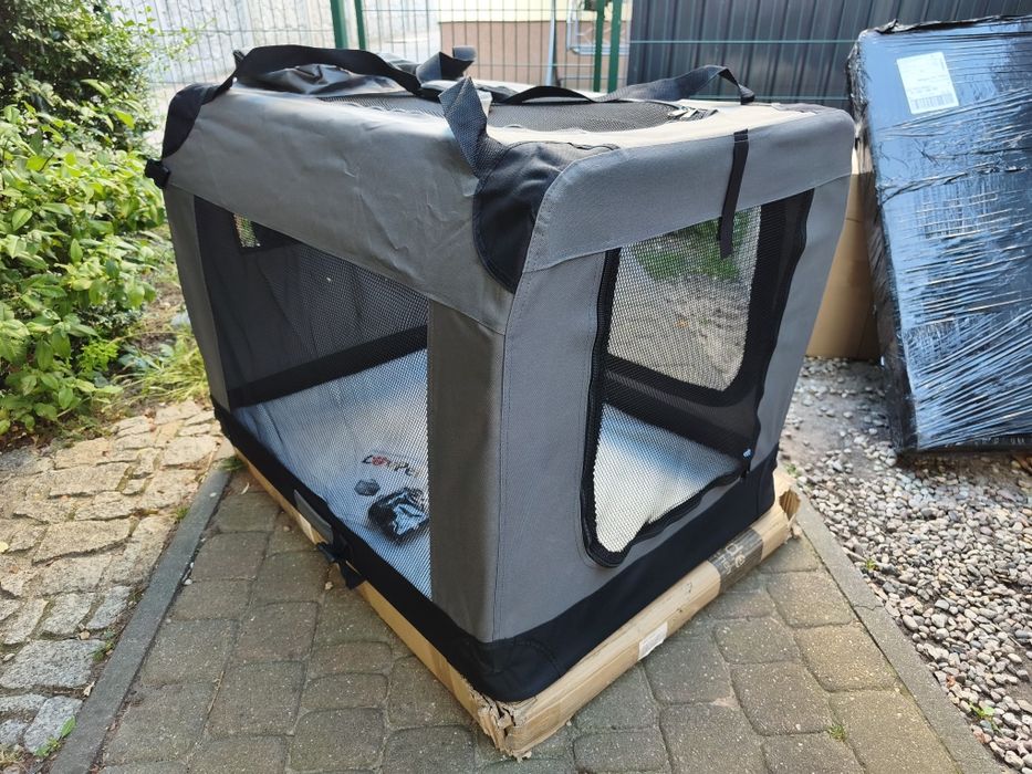 Materiałowy transporter dla psów 91x65x64 cm