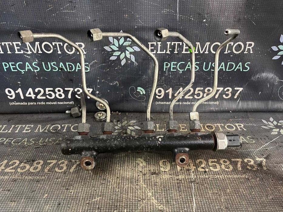 Régua de injeção usada 9H06 9685297580-02 BOSCH PEUGEOT CITROEN FORD VOLVO
