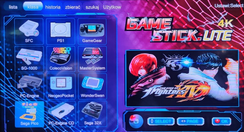 Konsola retro. 40 000 gier, 18 emulatorów. 64GB. Mario, pegasus