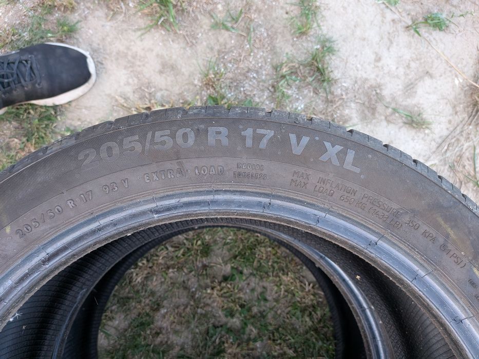 Opony letnie 205/50R17 Continental ConticoContact 5 , 2szt 205/50R17